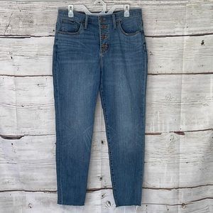 J. Crew 10” High Rise Skinny Jeans Size 31
